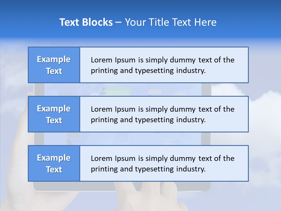Pad People Equipment PowerPoint Template