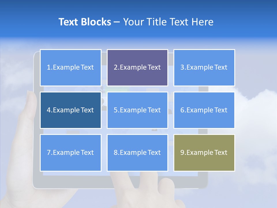Pad People Equipment PowerPoint Template