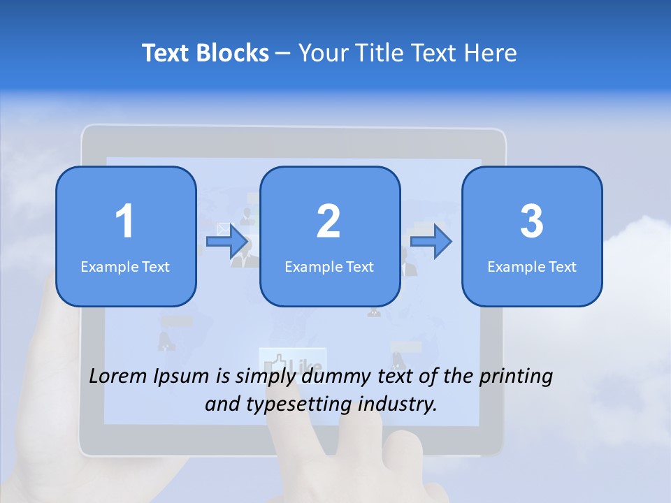Pad People Equipment PowerPoint Template