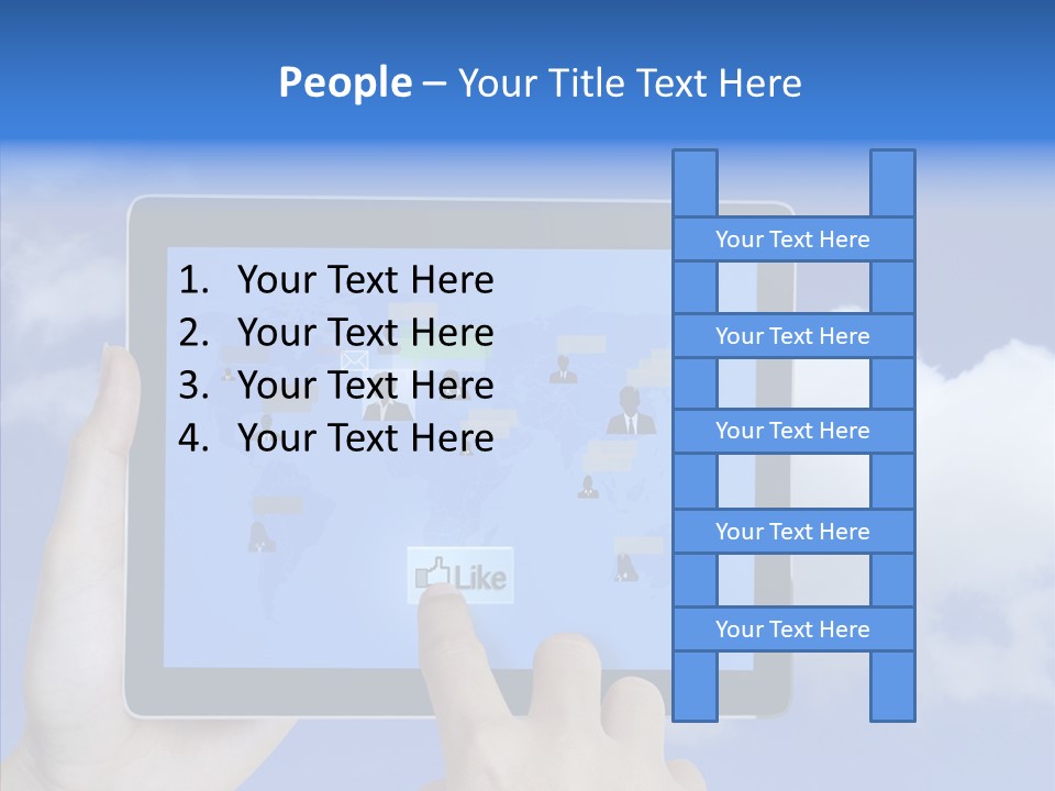 Pad People Equipment PowerPoint Template