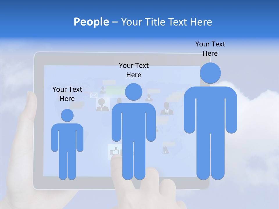 Pad People Equipment PowerPoint Template