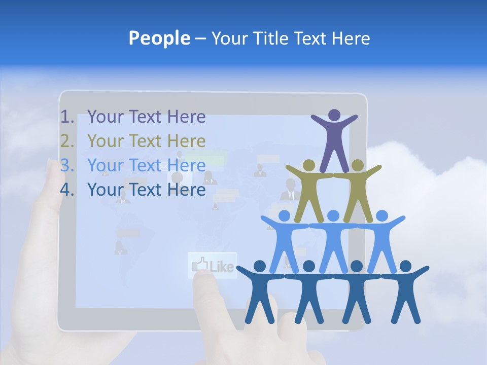 Pad People Equipment PowerPoint Template