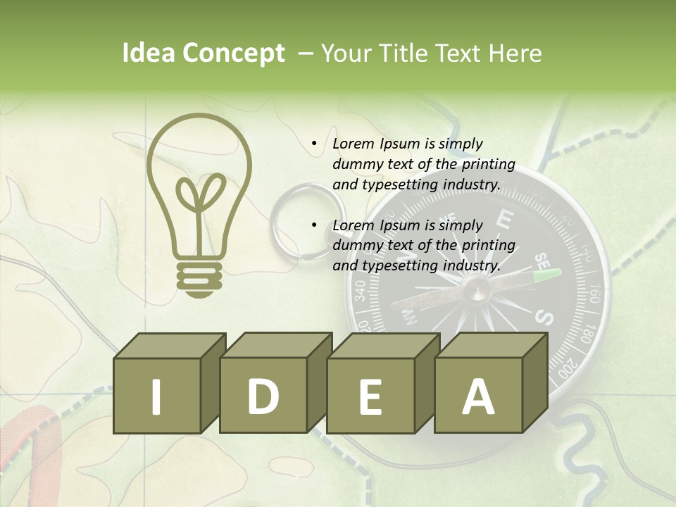 Education Cartographer Geography PowerPoint Template