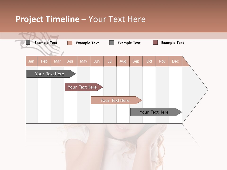 White Fun Headphones PowerPoint Template
