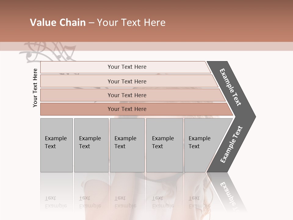 White Fun Headphones PowerPoint Template