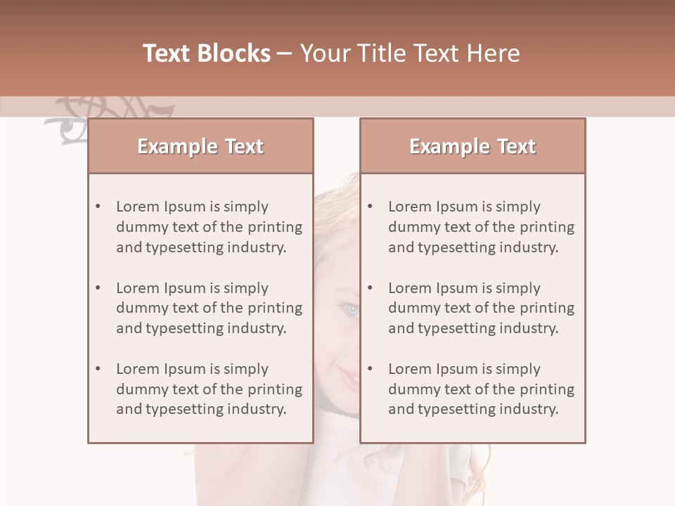 White Fun Headphones PowerPoint Template