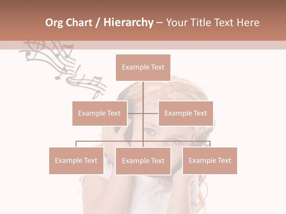White Fun Headphones PowerPoint Template