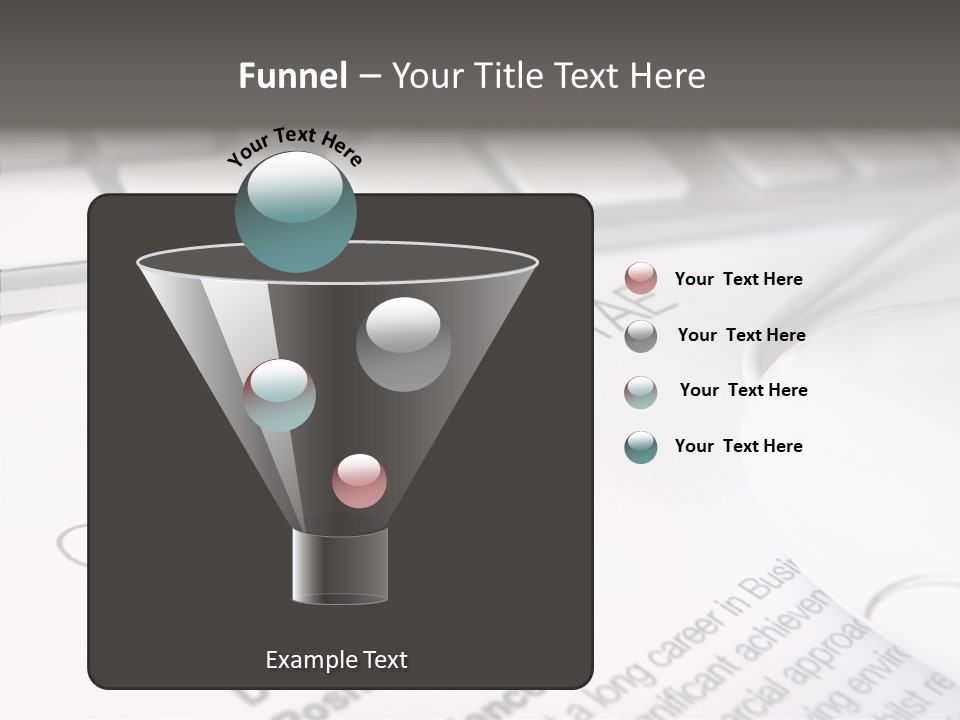 Job Application Colour Words PowerPoint Template