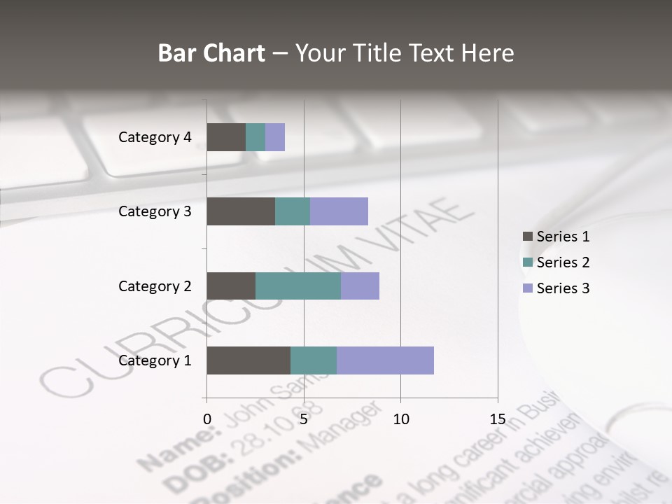 Job Application Colour Words PowerPoint Template
