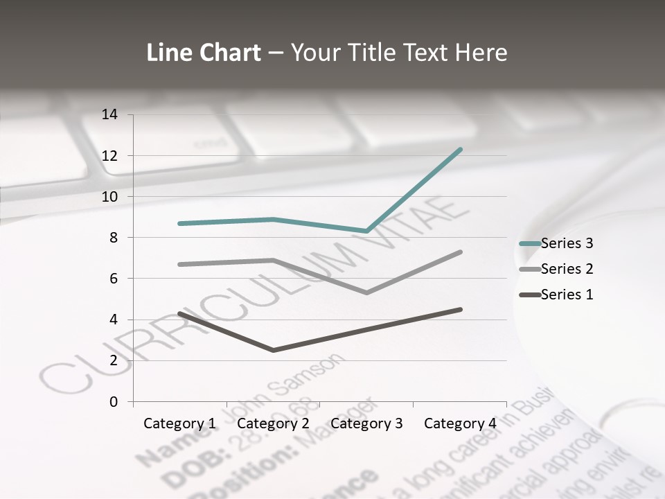 Job Application Colour Words PowerPoint Template