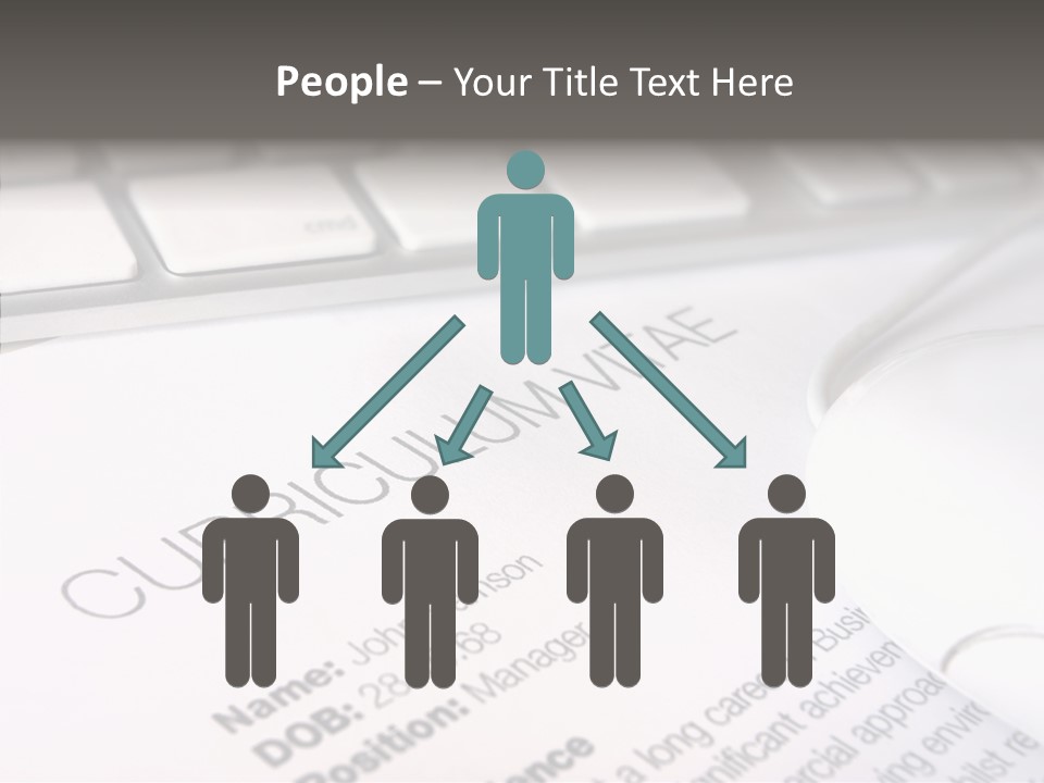 Job Application Colour Words PowerPoint Template