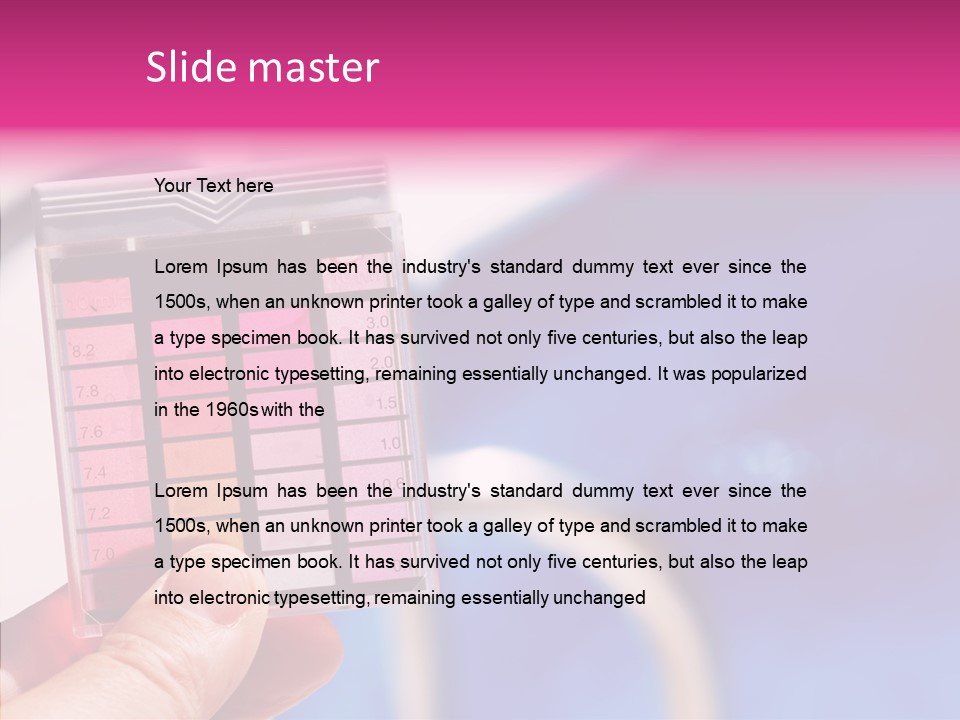 Heat Well Water Chlorine Test PowerPoint Template