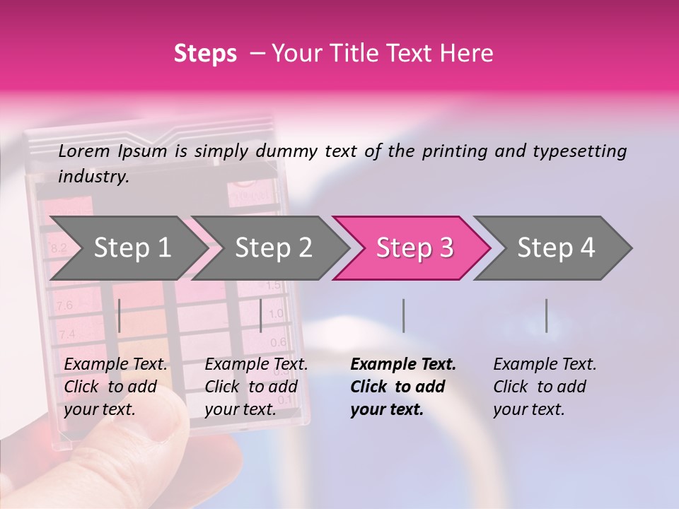 Heat Well Water Chlorine Test PowerPoint Template