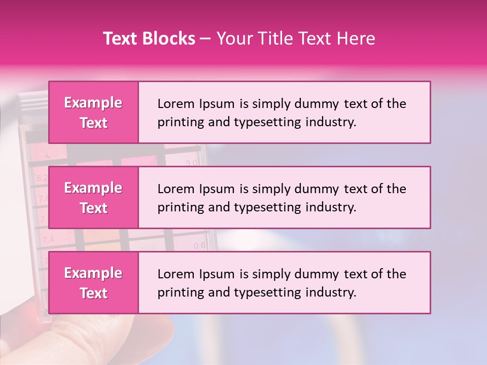 Heat Well Water Chlorine Test PowerPoint Template