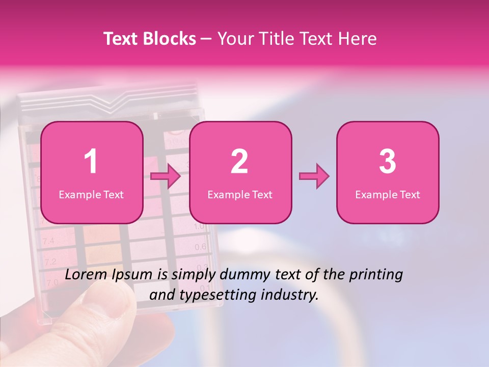 Heat Well Water Chlorine Test PowerPoint Template