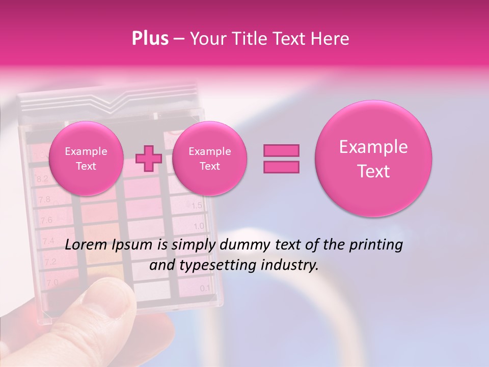 Heat Well Water Chlorine Test PowerPoint Template