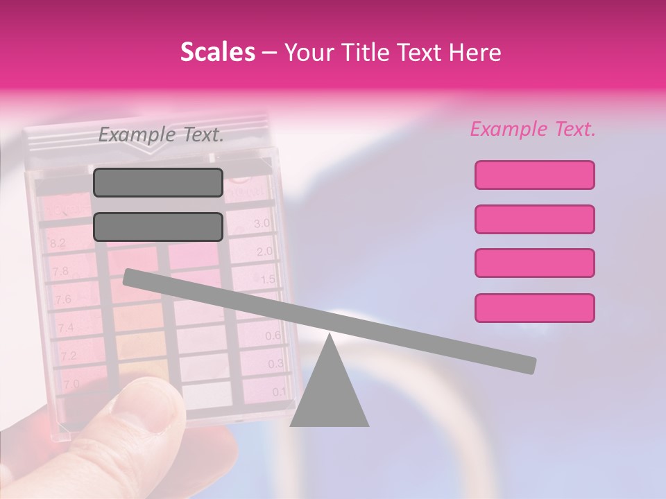 Heat Well Water Chlorine Test PowerPoint Template