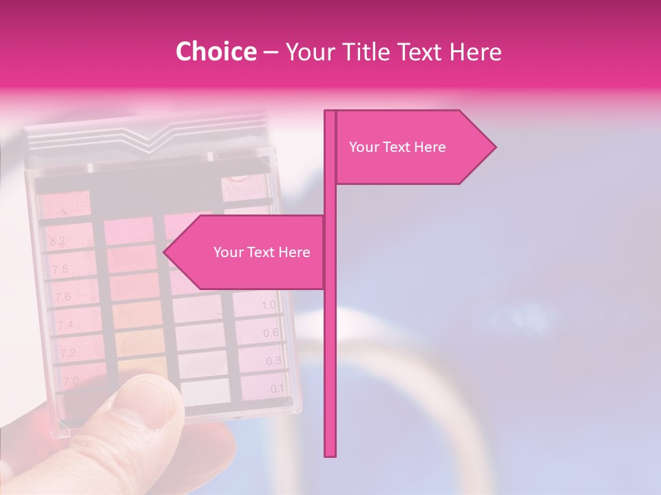 Heat Well Water Chlorine Test PowerPoint Template