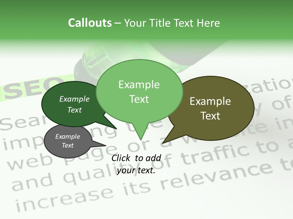 Marketing Definition Update PowerPoint Template