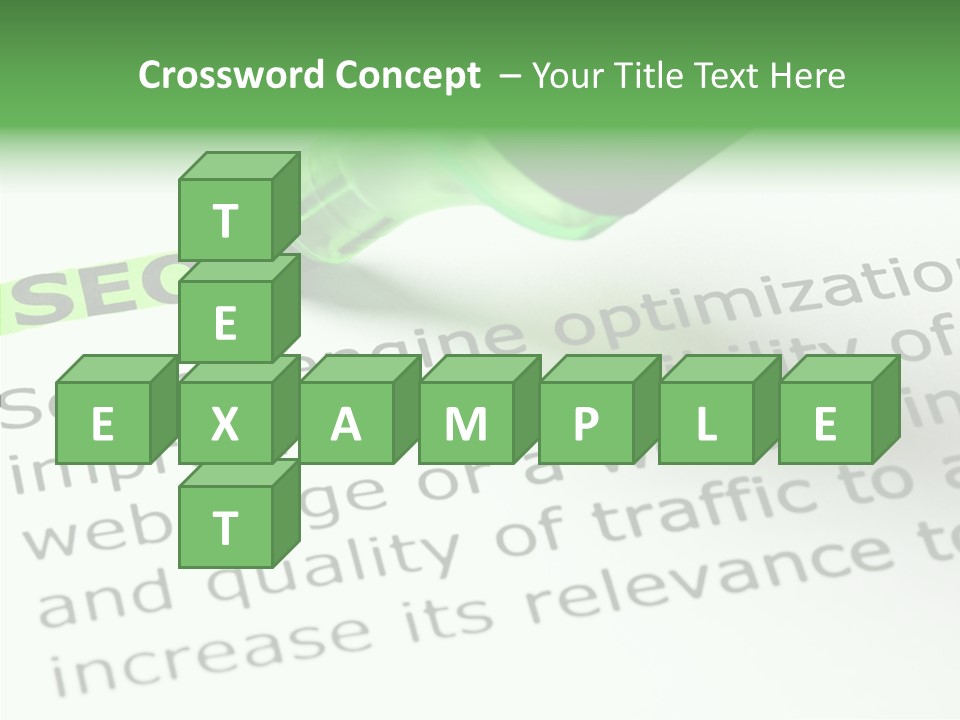 Marketing Definition Update PowerPoint Template