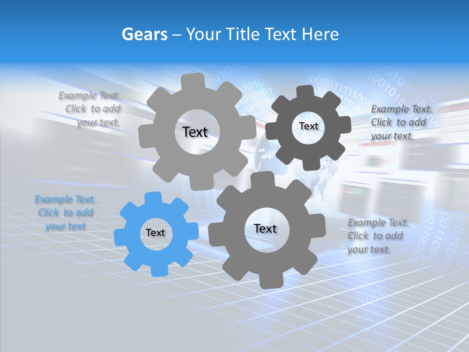 Technology Web Global PowerPoint Template