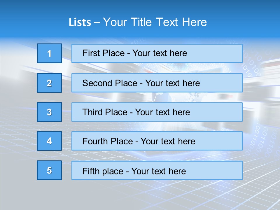 Technology Web Global PowerPoint Template