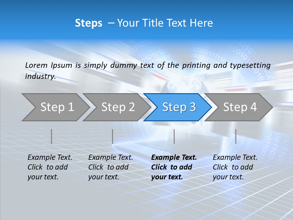 Technology Web Global PowerPoint Template