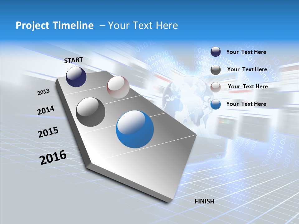 Technology Web Global PowerPoint Template