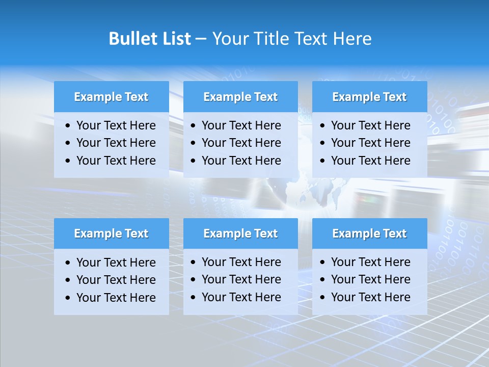Technology Web Global PowerPoint Template