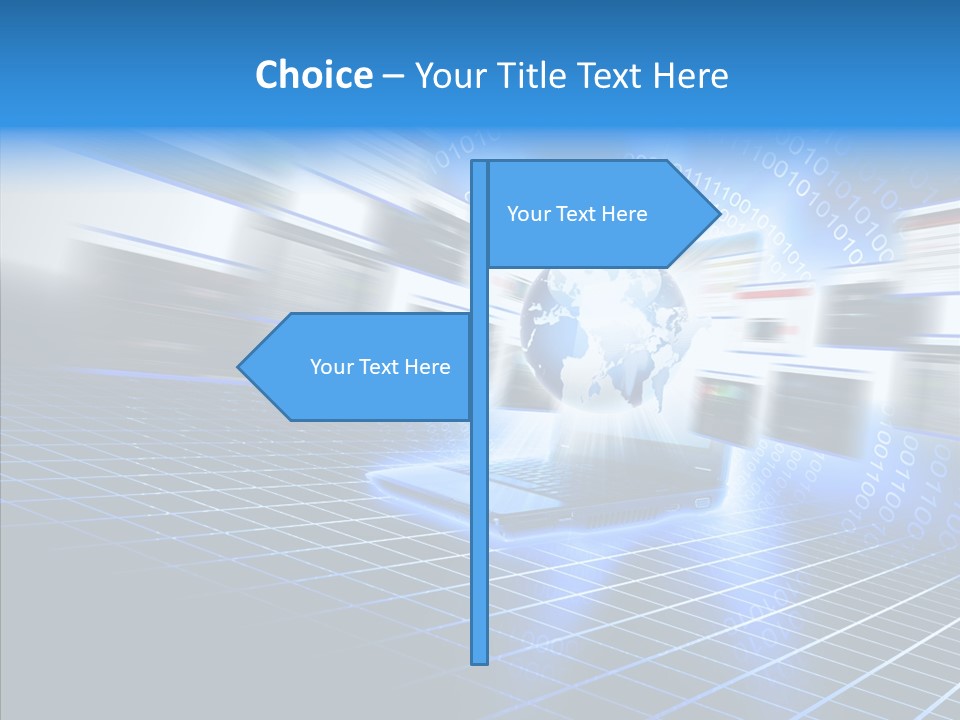 Technology Web Global PowerPoint Template