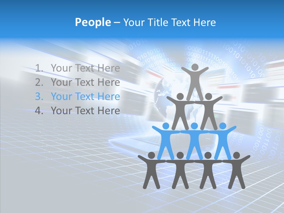 Technology Web Global PowerPoint Template