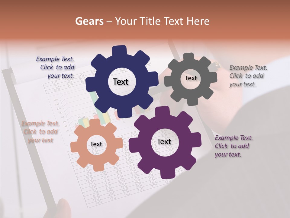 Work Information Data PowerPoint Template