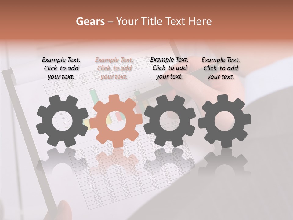 Work Information Data PowerPoint Template