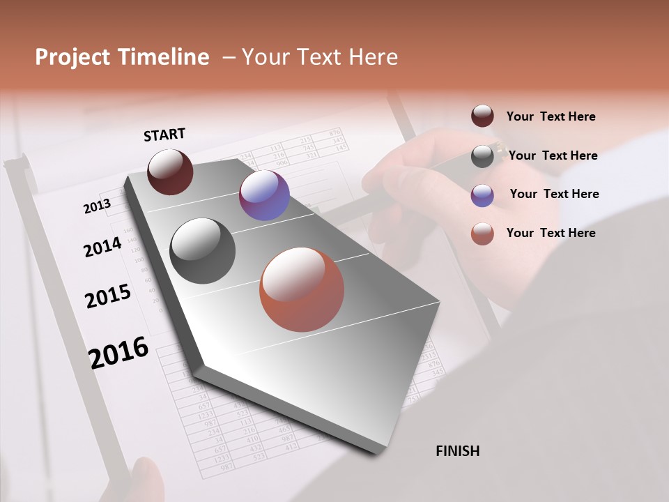 Work Information Data PowerPoint Template