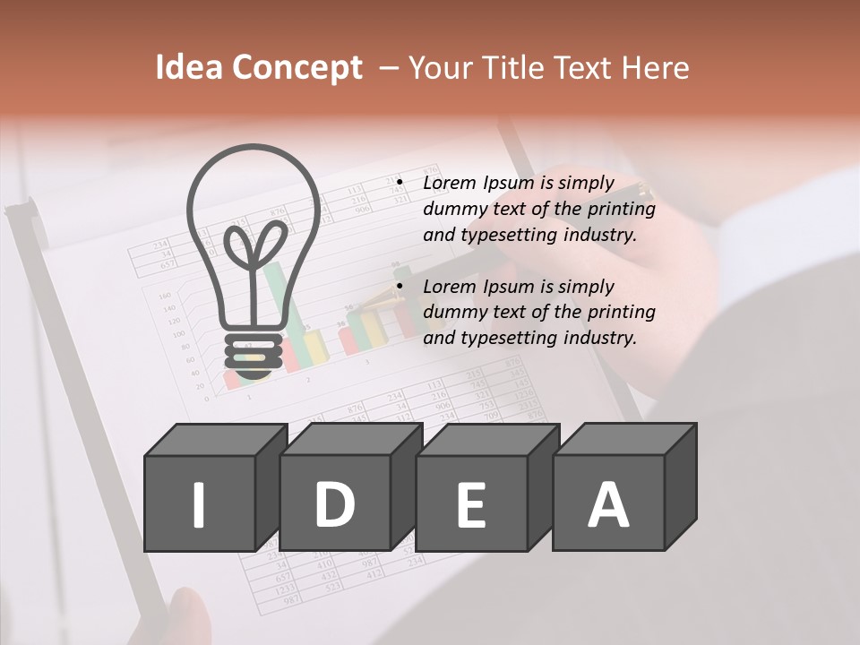 Work Information Data PowerPoint Template