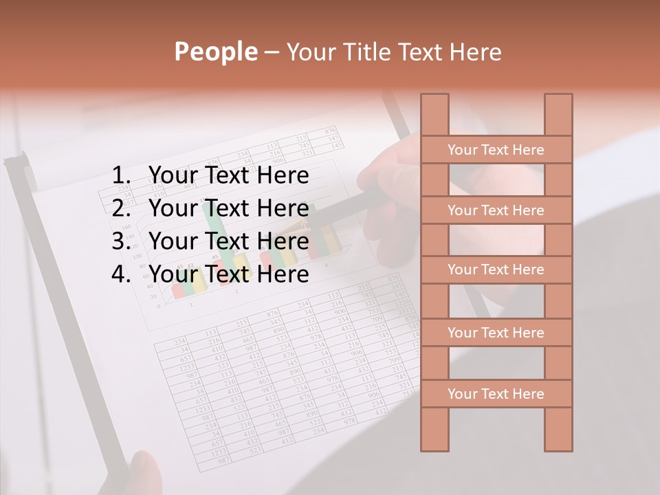 Work Information Data PowerPoint Template