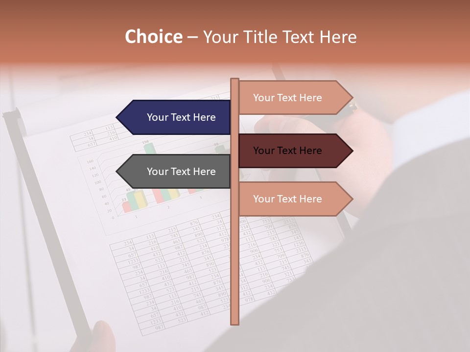 Work Information Data PowerPoint Template