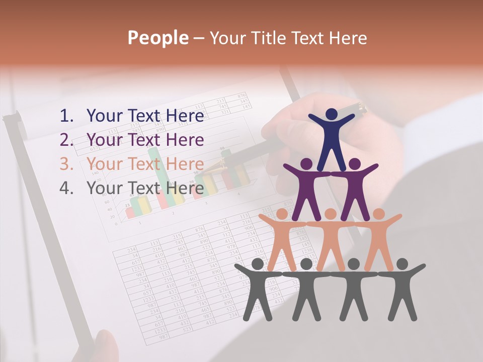 Work Information Data PowerPoint Template