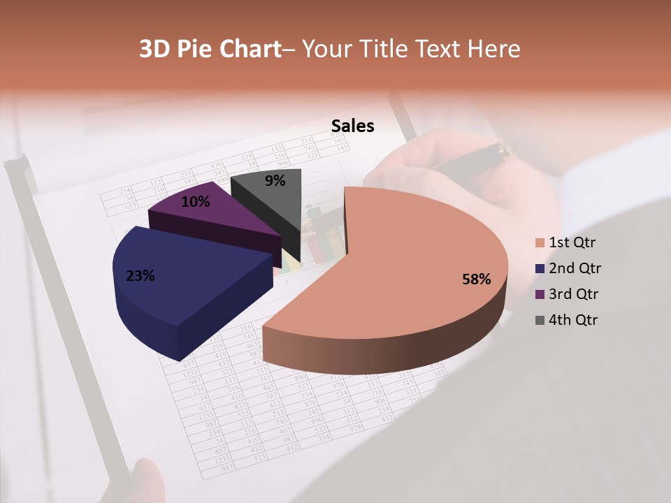 Work Information Data PowerPoint Template