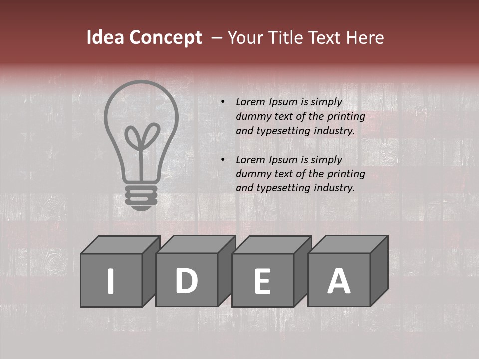 Old Design Board PowerPoint Template