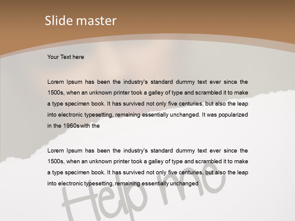 Celebration Flag Stain PowerPoint Template