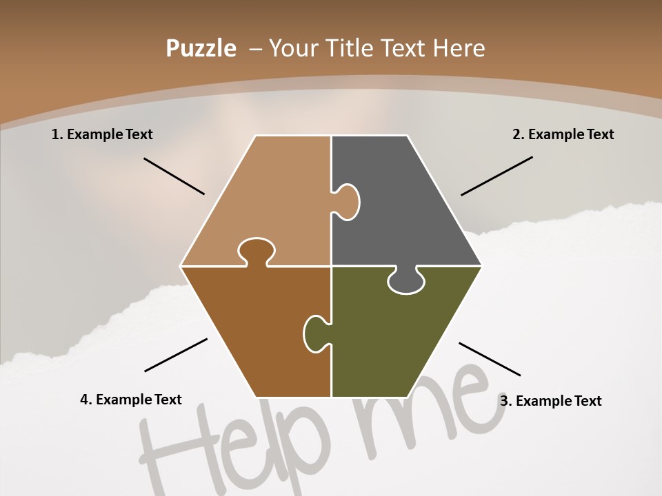 Celebration Flag Stain PowerPoint Template