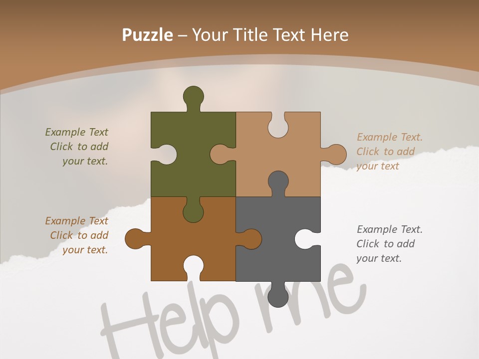 Celebration Flag Stain PowerPoint Template