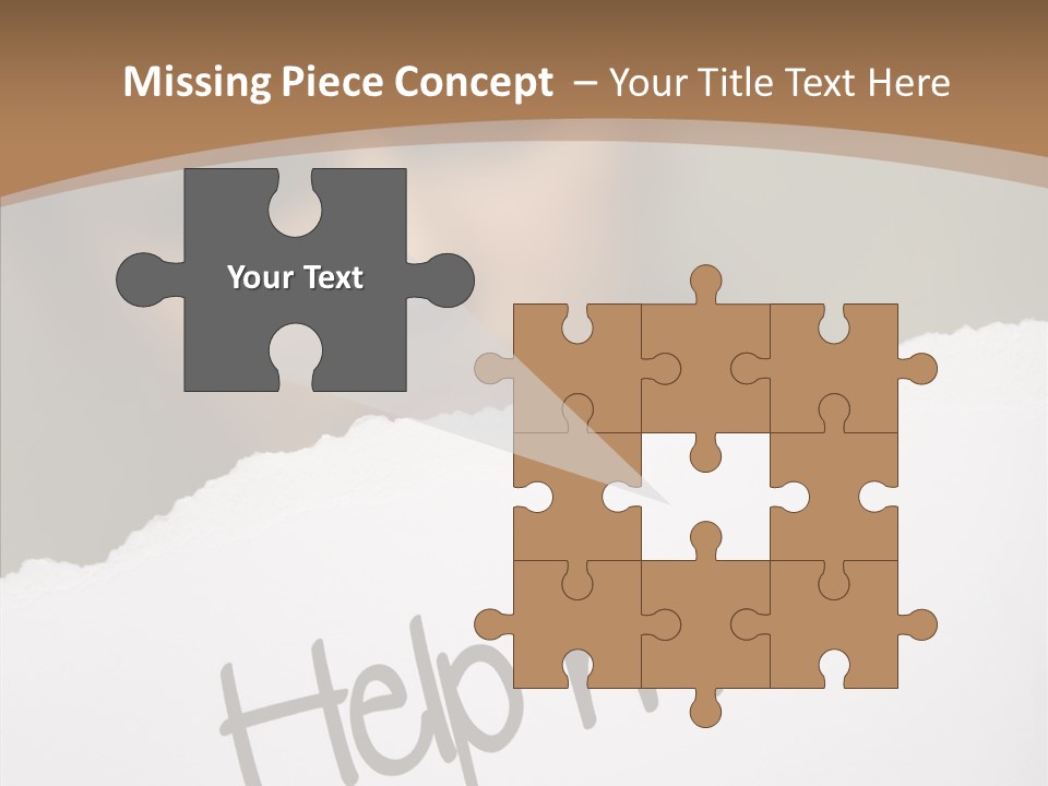 Celebration Flag Stain PowerPoint Template