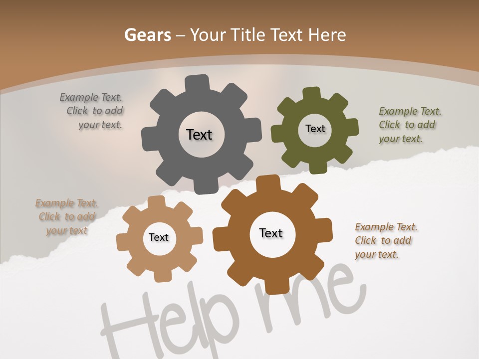 Celebration Flag Stain PowerPoint Template