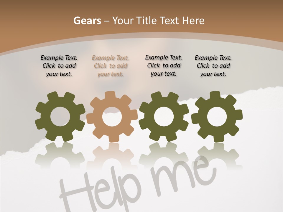 Celebration Flag Stain PowerPoint Template