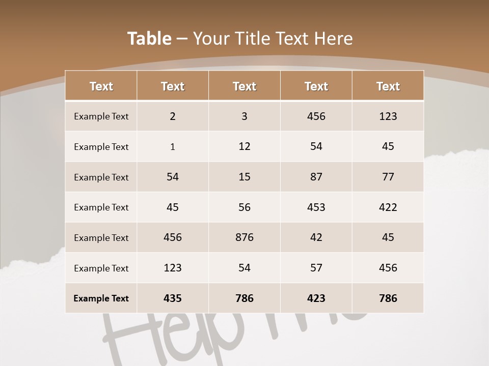 Celebration Flag Stain PowerPoint Template