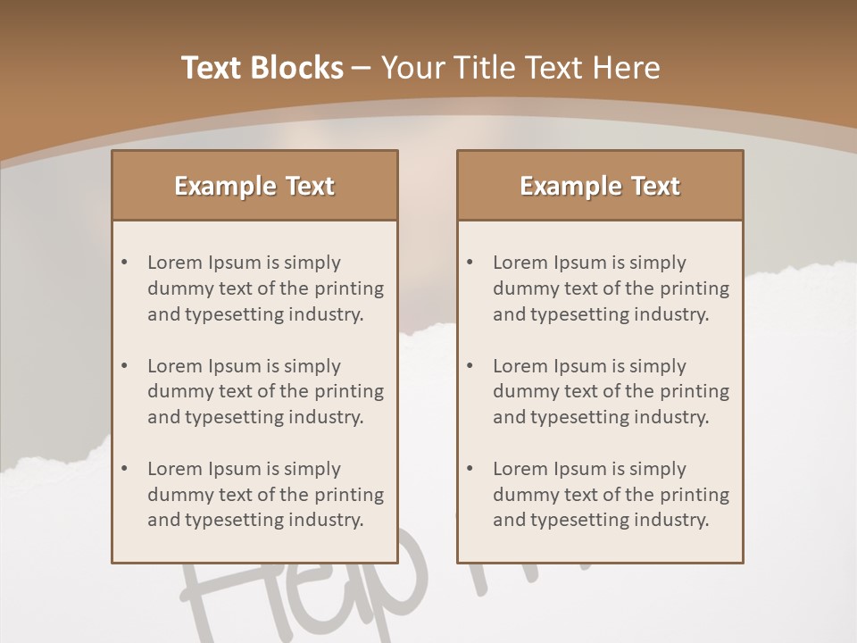 Celebration Flag Stain PowerPoint Template