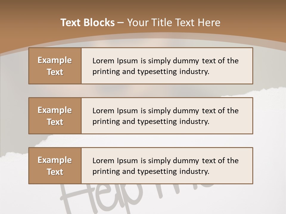 Celebration Flag Stain PowerPoint Template