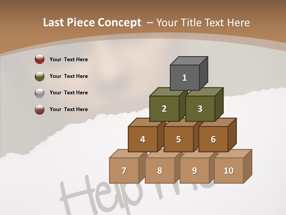 Celebration Flag Stain PowerPoint Template